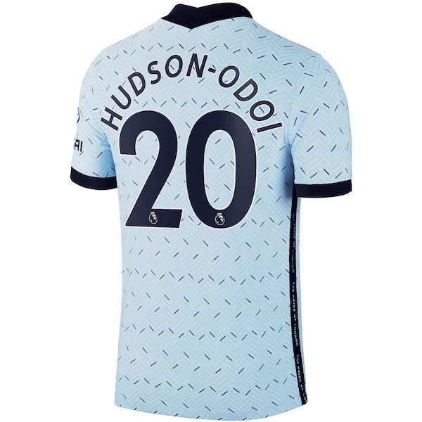 Camiseta Chelsea NO.20 Hudson Odoi Segunda 2020-2021 Azul